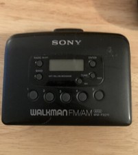 Sony Walkman FX211 AM/FM Cassette Radio Works Tape Does Not Parts Or Repair Only