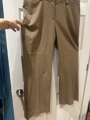 Moschino Pants Women Flare Camel Size 14 Wool Italy Very Good Condition - Picture 11 of 11