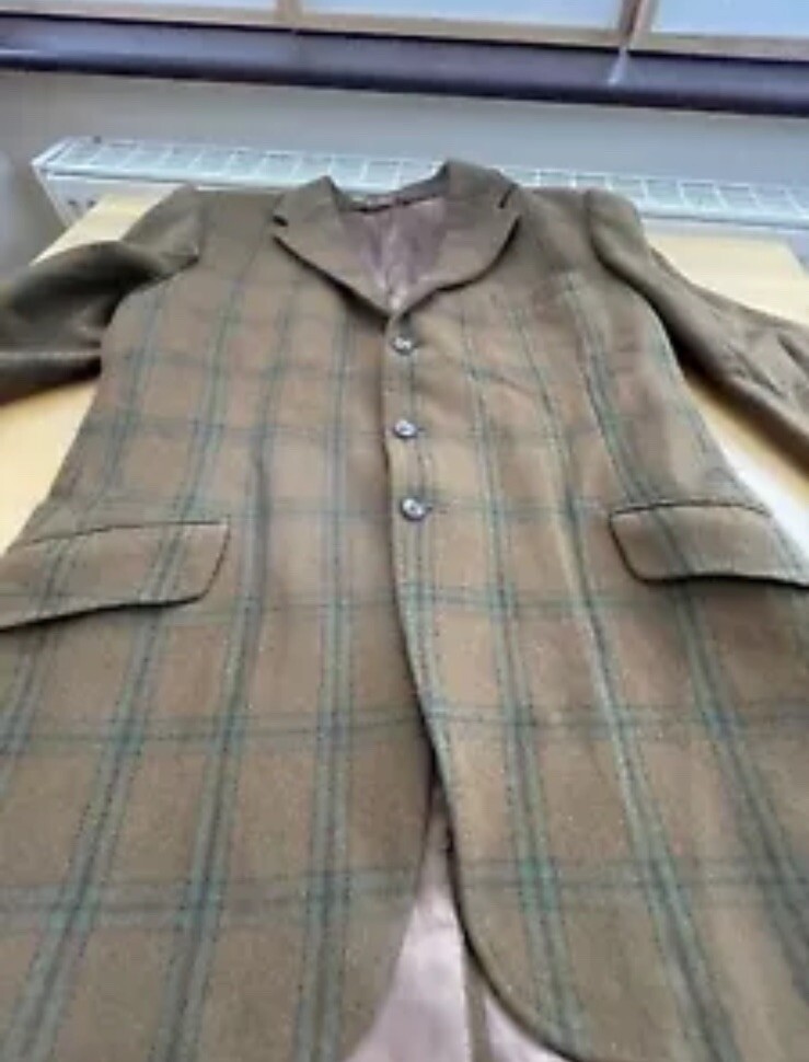 FILA Giacca sportiva vintage London Cavalry Twill di Park Row Tailors petto regolare 42"