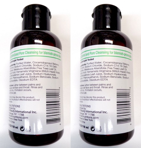 Skin Nutrition Botanical s - Tea Tree Oil + Acido Salicilico Equilibrante Lavaggio Viso - Foto 2 di 2