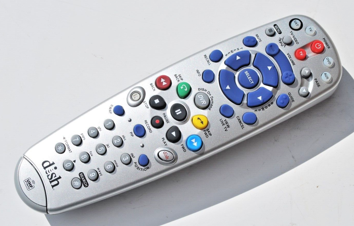 DISH NETWORK 6.4 UHF PRO REMOTE CONTROL VIP612 811 & TV1 IR 722 222 622