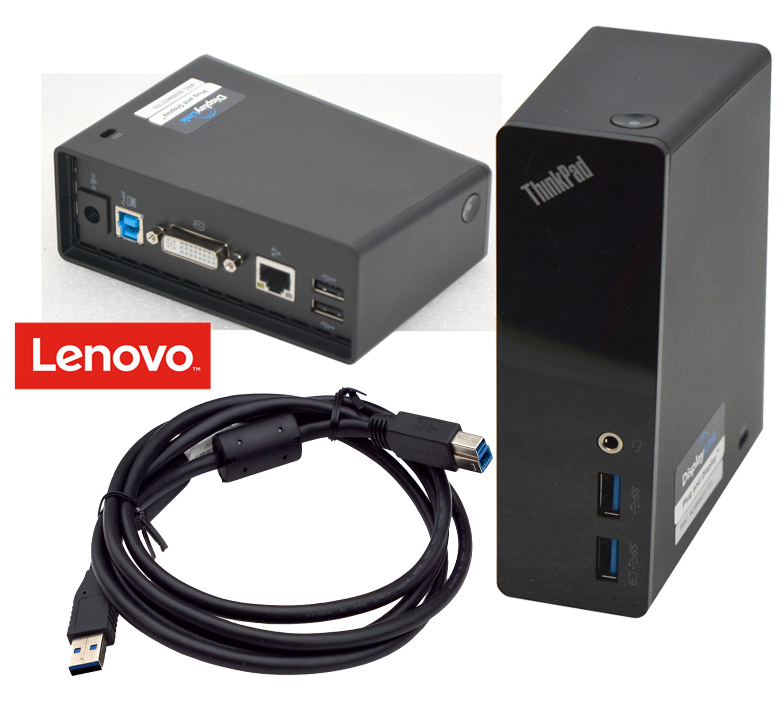 Docking Station Lenovo Thinkpad Basic USB 3.0 T420S T430S T430U T431S DOC27-KAB