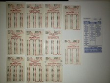 Rick Honeycutt 1977 to 1991 APBA and Strat-O-Matic Card Lot of 12 Cards