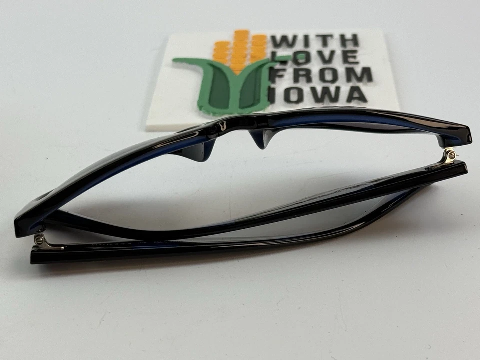 Gafas de sol polarizadas Kaenon Cali 219 negras azules SR/91 rayas E888 NOS Foto 4 de 4