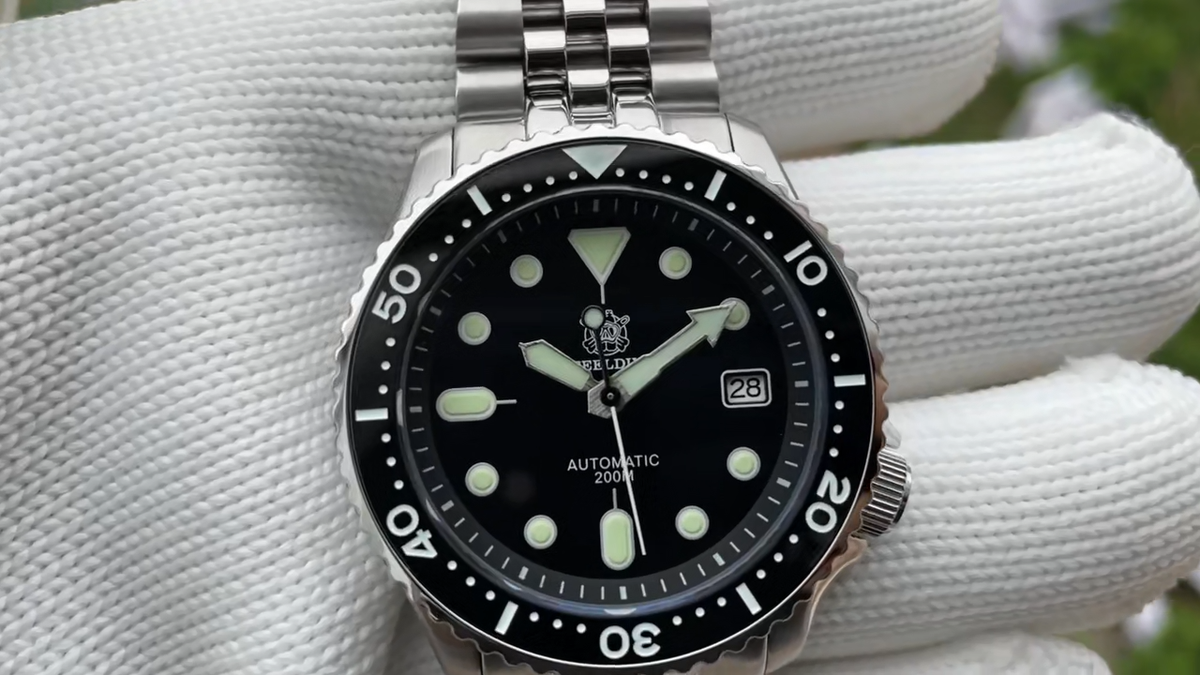 Steeldive 1996 Diver Mens Watch Automatic Mechanical NH35 Bracelet