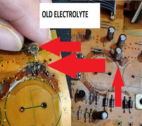 Stereo Receiver ONKYO TX-860 Repair KIT - all capacitors - Picture 6 of 16