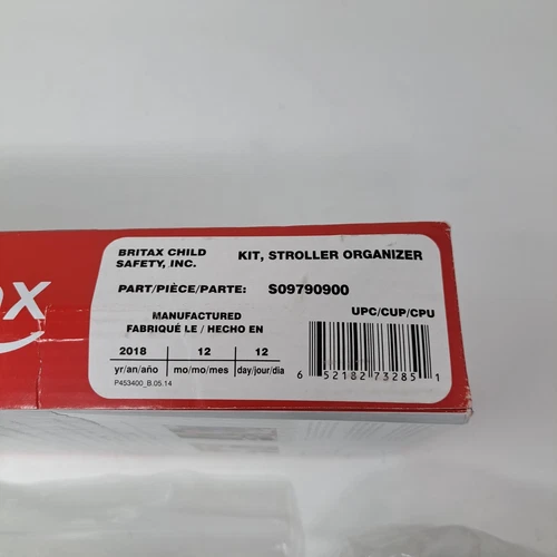 NIB Britax Stroller Organizer w/ Insulated Cup Holders Large Center Compartment  - Picture 7 of 7