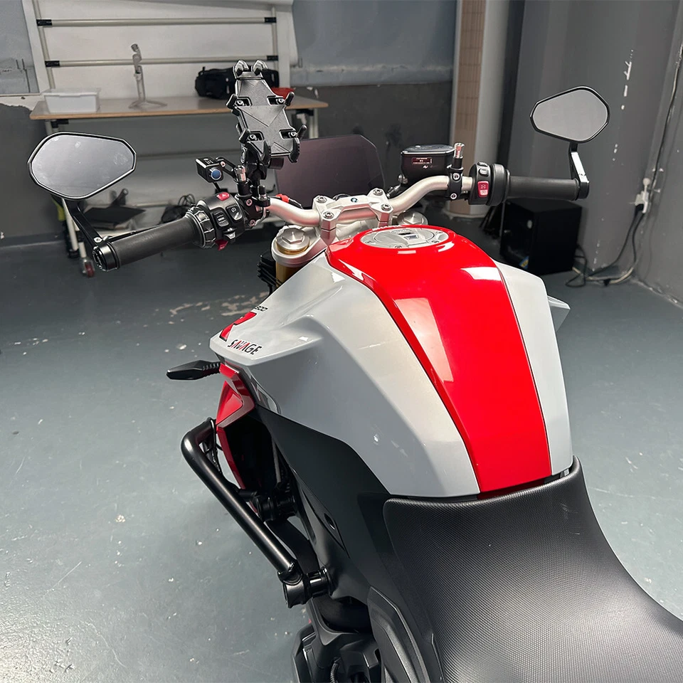 Espejos retrovisores laterales ajustables para BMW C400X C400GT S1000R F900R R1300R Foto 3 de 4