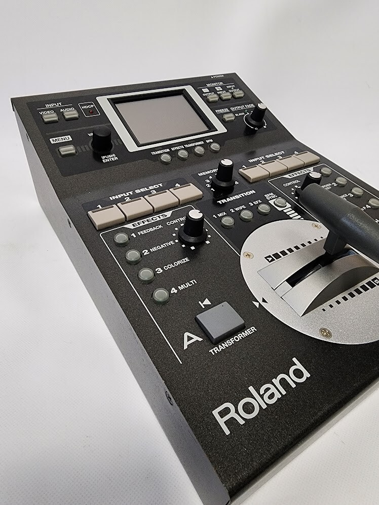 V-4EX ローランド Roland 4chビデオVJミキサー 完品　おまけ付 Amazon | Roland ローランド 4チャンネルビデオミキサー V-4EX