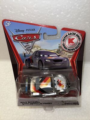 DISNEY PIXAR CARS KMART EXCLUSIVE SILVER RACER SERIES MAX SCHNELL