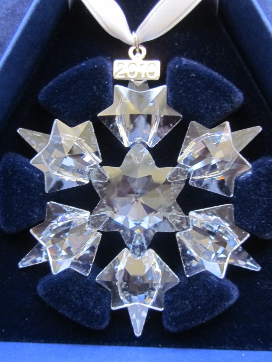 美品 未使用 SWAROVSKI クリスマス オーナメント 2010 クリスタル 楽天市場】スワロフスキー 2010年 限定 スノーフレーク