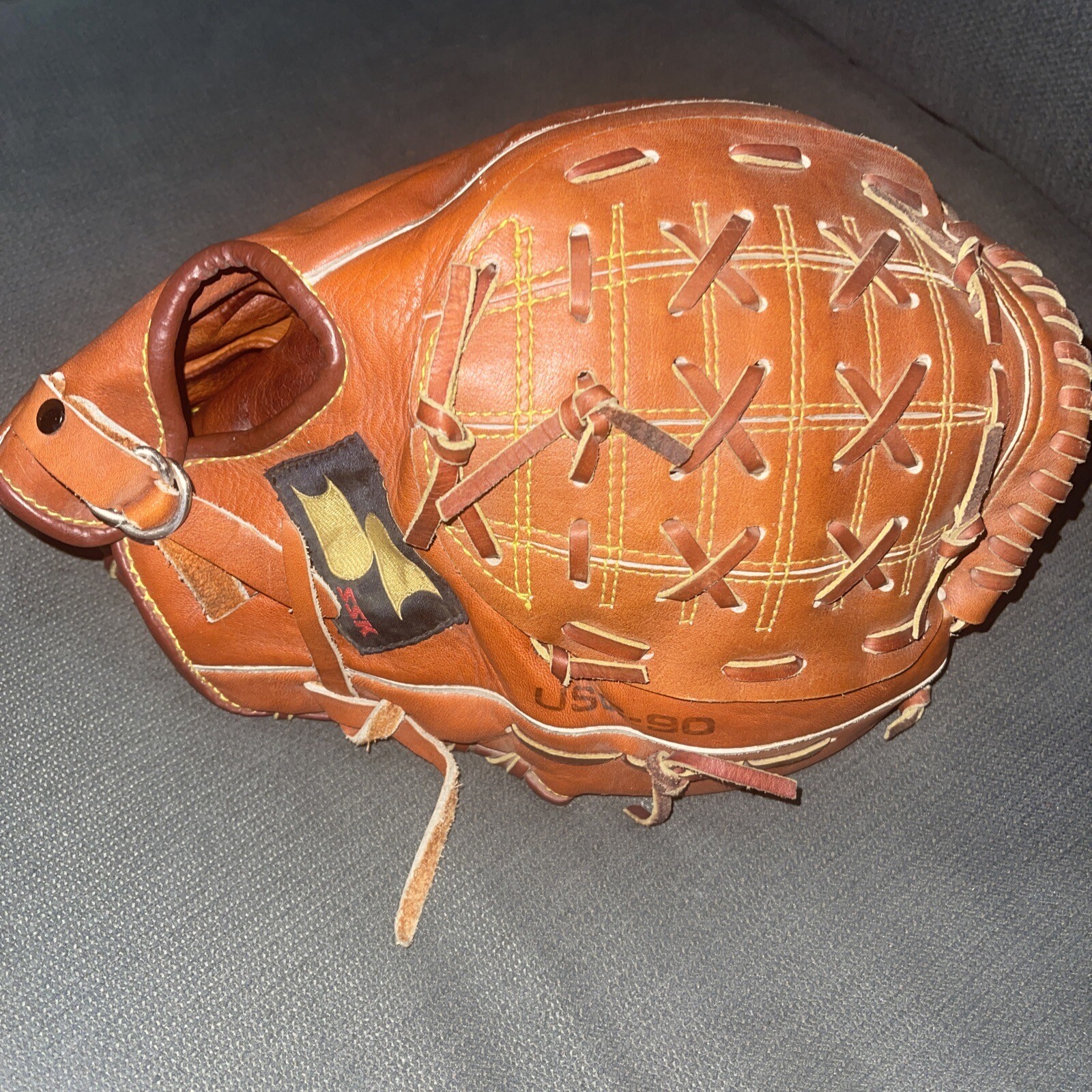 SSK Dimple II 13” Leather Baseball Softball Glove RHT USG90 eBay