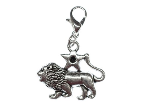 Lion Charm Miniblings Pendant Charm Zodiac Sign Horoscope