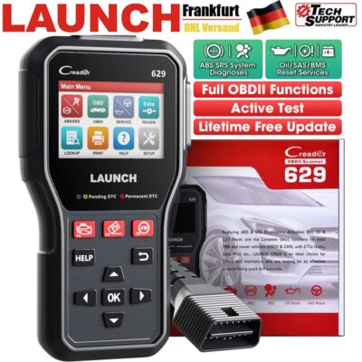 2026 LAUNCH CR629 PROFI KFZ OBD2 Diagnosegerät Öl SAS BMS Reset Service 2 System