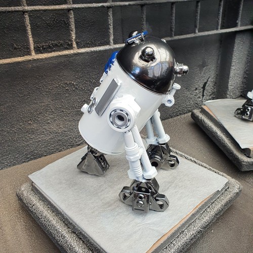 INSPIRED BY: R2D2 FROM STAR WARS MAPR2D2BP METAL ART PRODUCTIONS SCULPTURE - Picture 5 of 29