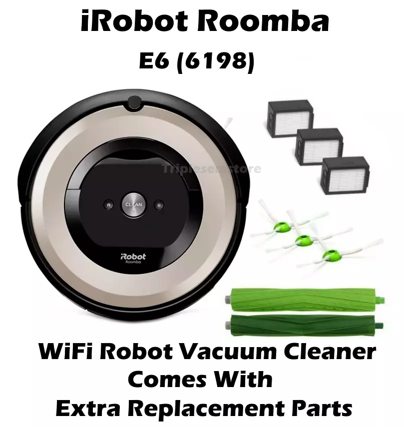 iRobot Roomba E6 E6198 Wi Fi Connected Robot Vacuum Robotic