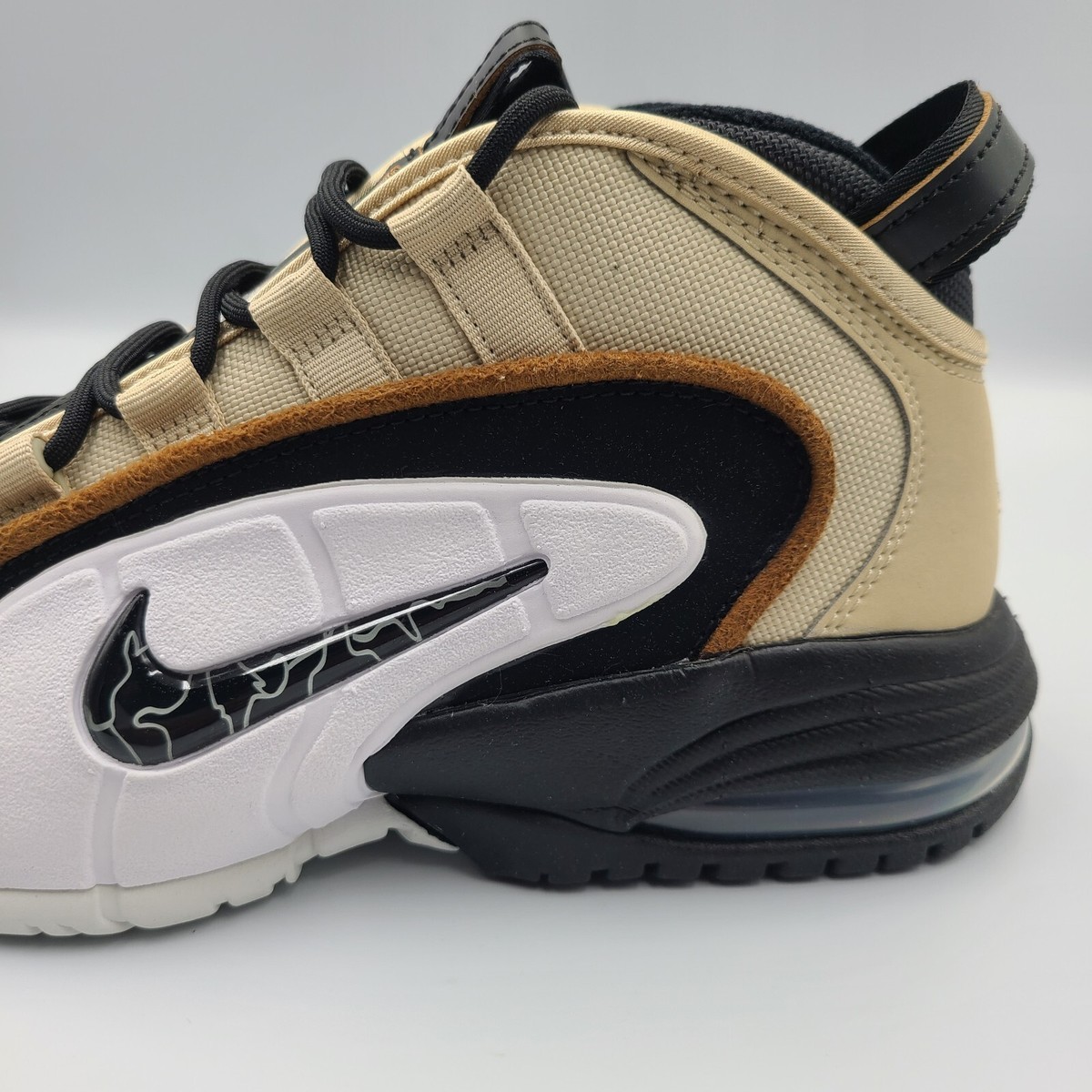 Nike Air Max Penny 1 Rattan Black Ale Brown White Size 8M New