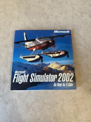 Microsoft Flight Simulator 2002 for PC (3 CD Set) w/ Product Key