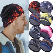 Winter Warm Fleece Beanie Hat Windproof Skull Cap Thermal Ski Cap for Men Women