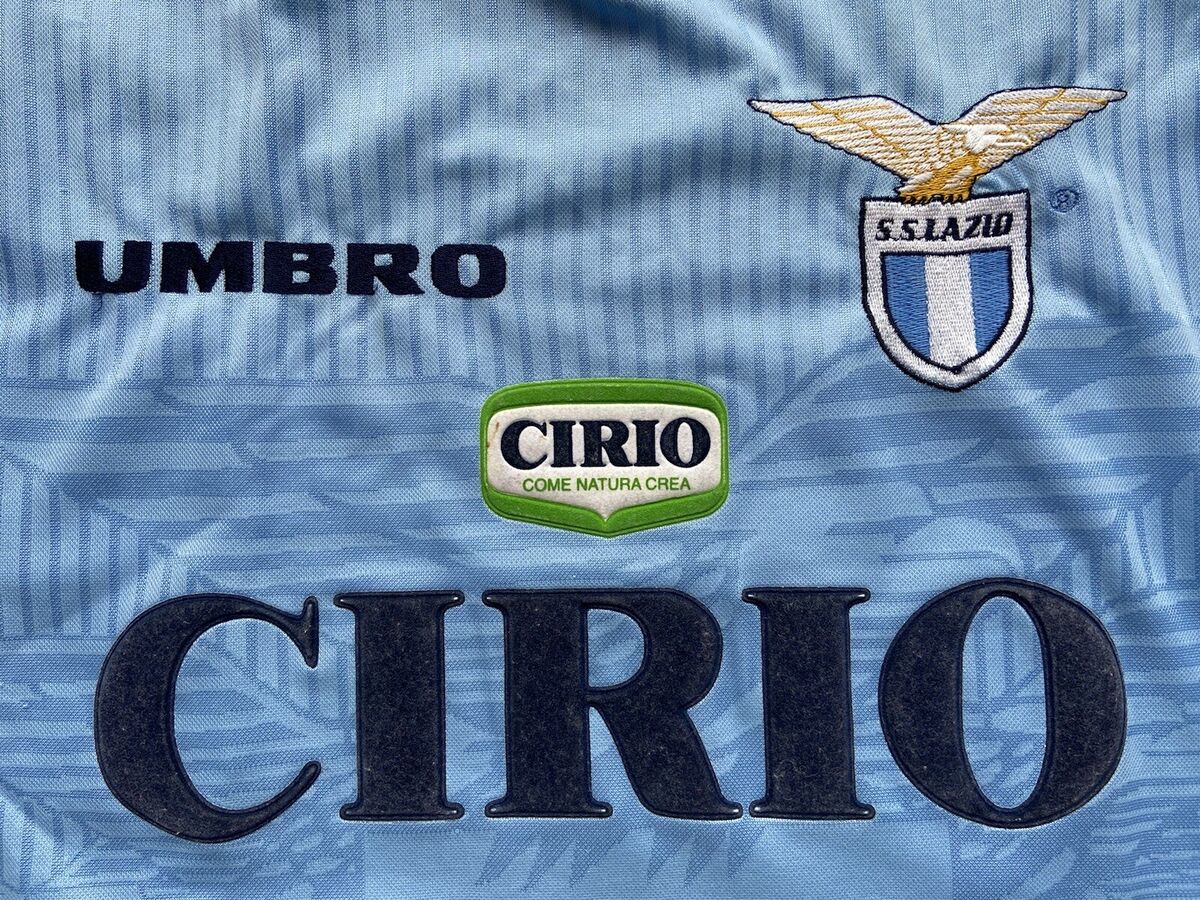 LAZIO 1997 1998 HOME FOOTBALL SHIRT SOCCER JERSEY UMBRO #13 LAZIO 1997 1998 HOME FOOTBALL SHIRT SOCCER JERSEY UMBRO #13