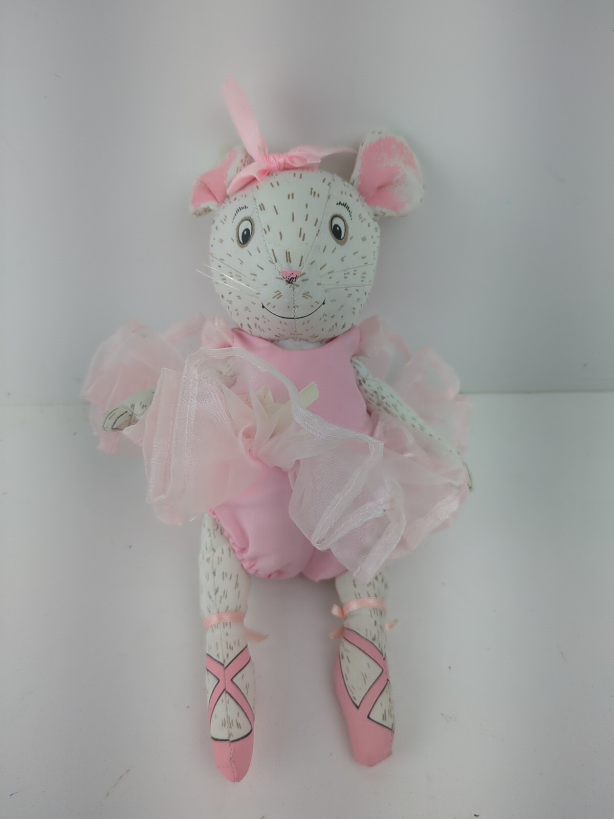 Muñeca de ballet Angelina bailarina de peluche de 10 pulgadas Armas articuladas piernas 1983 determinadas
