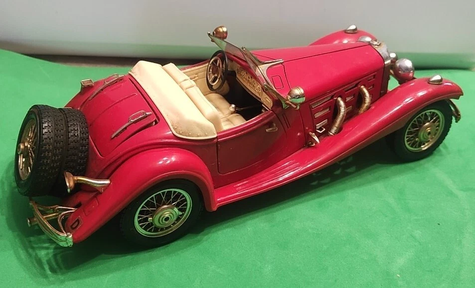 Radiateur De Voiture Miniature Mercedes SSK/SSKL 1/18 Burago - Pièce Détachée D'Origine, Occasion