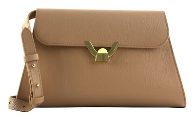 COCCINELLE Dorian Handbag Grained Leather Schultertasche Tasche Skin