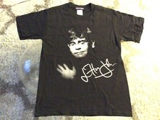 Elton John Black Signature Shirt Adult Small Official Licensed