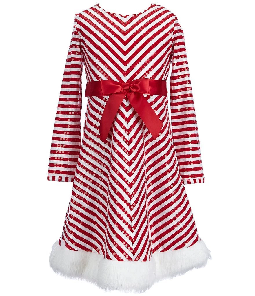 Bonnie jean striped dress cheap