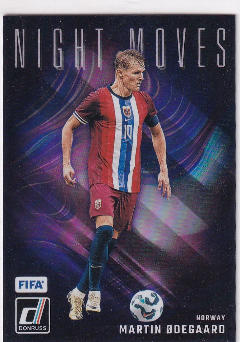 2024-25 Panini Donruss Soccer No. 6 Martin Odegaard Night Moves Case Hit SSP
