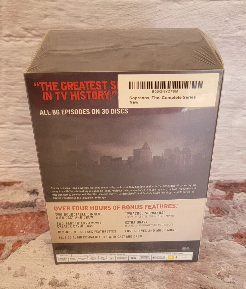 The Sopranos - The Complete Series ( DVD, 30-Disc Box Set ) Brand New & Sealed - Image 2 of 2