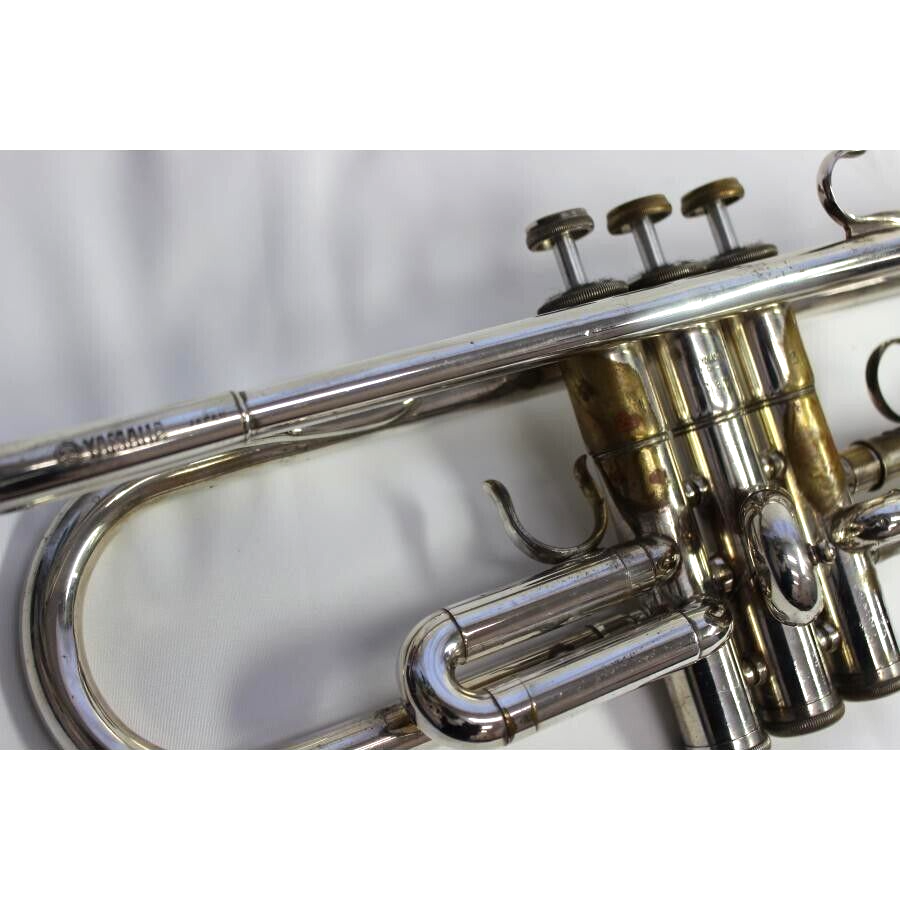 Yamaha YTR734 Vintage Trumpets Silver Plating W/ Hard Case Test