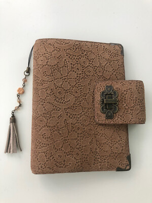 Ledermappe Agenda Lace - Taschenformat