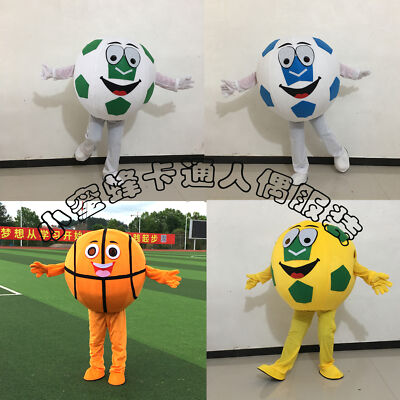 Volleyball Basketball Mascot Costume Cosplay  Game Dress Outfit Halloween Adult