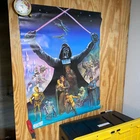 Star Wars Poster Darth Vader Empire Strikes Back Coca Cola 24x33 1980 Vintage