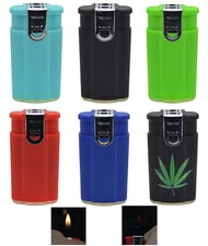 Soft Flame & Wind Proof Flame Dual Flame Torch Refillable Lighter