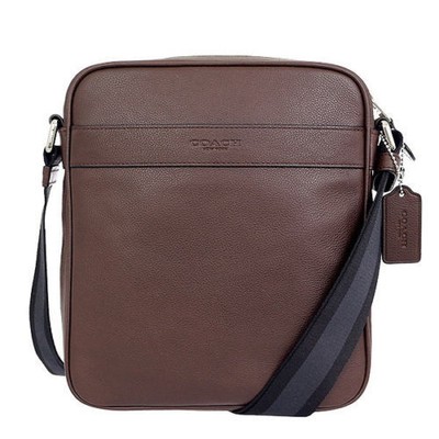 coach flight bag mahogany