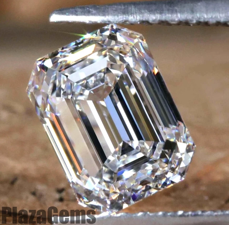 5 Ct Emerald Cut Lab Grown Diamond VVS1-D IGL Certified CVD Loose Gem 5ARV - Image 4 of 4