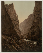 Royal Gorge, the Canyon of l'Arkansas, California, William Henry Jackson  