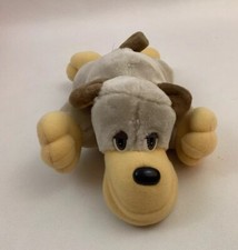 Playskool Lil Pooches Spike Plush Dog 8.5” Stuffed Animal 1991 Mouth Opens