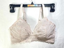 NWT Calvin Klein Women's L Essentials Lace Triangle Bra QF7925 Pink