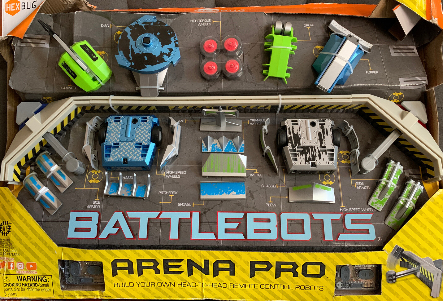 hexbugs battlebots arena pro