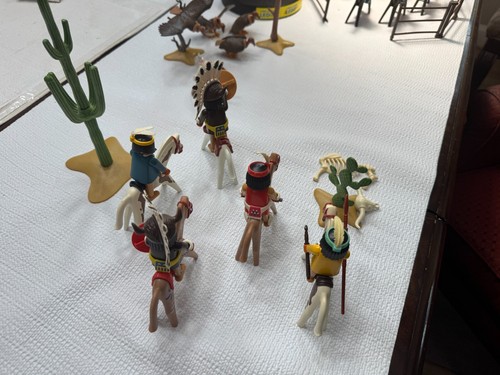🚂 -Vintage Playmobil WESTERN COWBOYS, INDIANS, MORE💥G712 - Picture 4 of 21