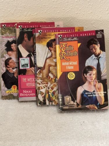 Silhouette Intimate Moments Series Lot 4 Paperback Books