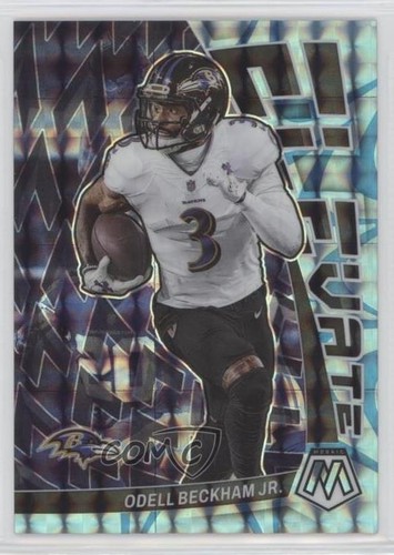 2023 Panini Mosaic Elevate Reactive Blue Prizm /99 Odell Beckham Jr #E-OBJ 11ao