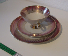 Winterling Marktleuthen Bavaria, 3 teile Sammeltasse Untertasse Kuchenteller