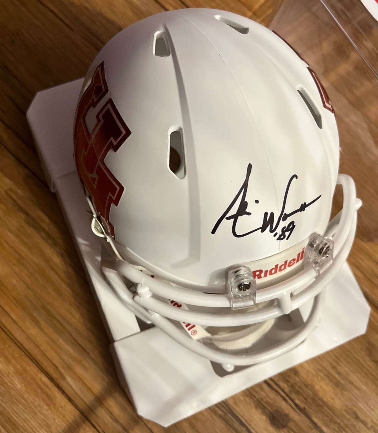 Andre Ware Autographed Signed Houston Cougars RIDDELL MINI HELMET 89 HEISMAN JSA 