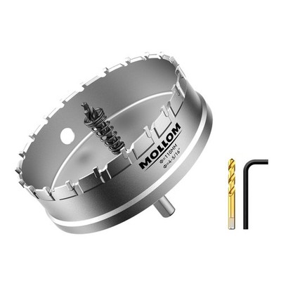 Efficient 4-5/16'' Hole Saw with 21 Teeth - Ideal for Heavy-Duty Applications