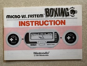 Vintage 1984 Nintendo Boxing Micro VS. System Game- Works!