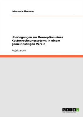 Thomann - berlegungen zur Konzeption eines Kostenrechnungssytems in e - X555z